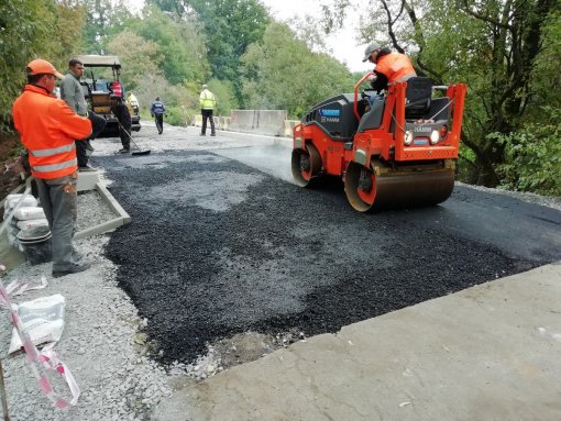 Most přes potok - osada Havírna